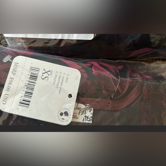 Free People Magic Hour Bodysuit in Midnight Combo - Picture 6 of 6